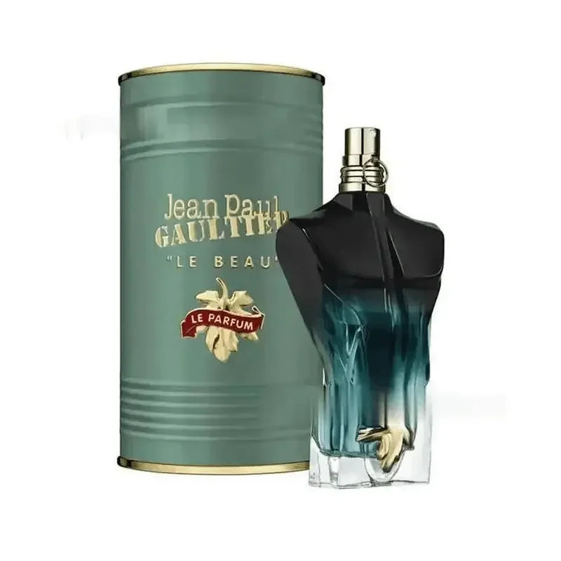 Jean Paul Gaultier Le Beau Le Parfum Intense for Men - Long Lasting Woody Amber Men's Cologne Eau de Parfum with Coconut Wood,