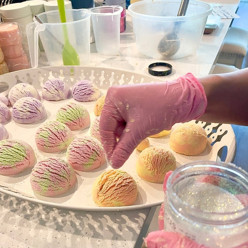 2 piece Coco Butter & Coconut Milk Bubble Bath Truffles