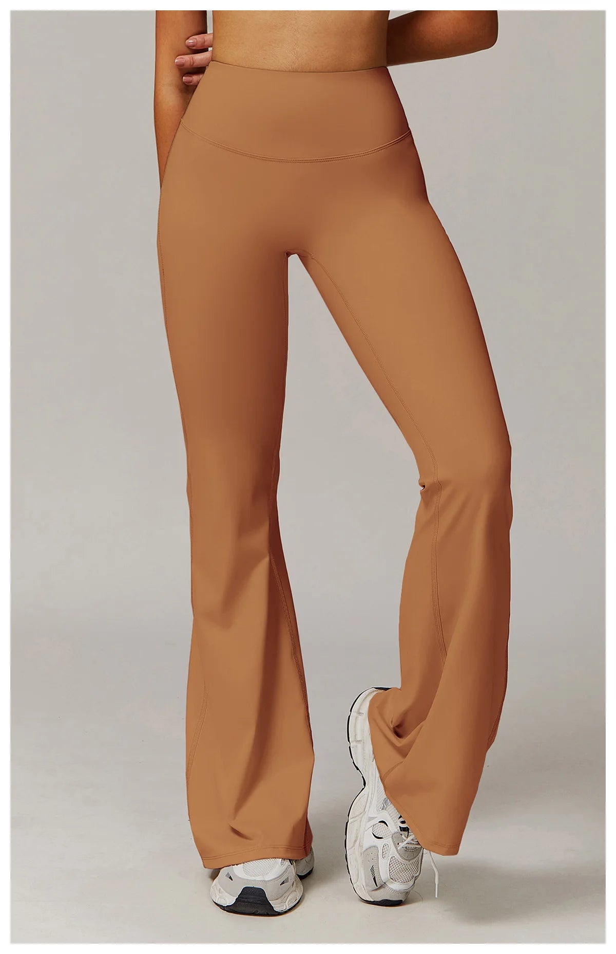 High Waist Wide Leg Pants Leggings Women Tights Fitness Bell-bottoms Yoga Elastic Leggings Push Up Gym Workout Flared Pants