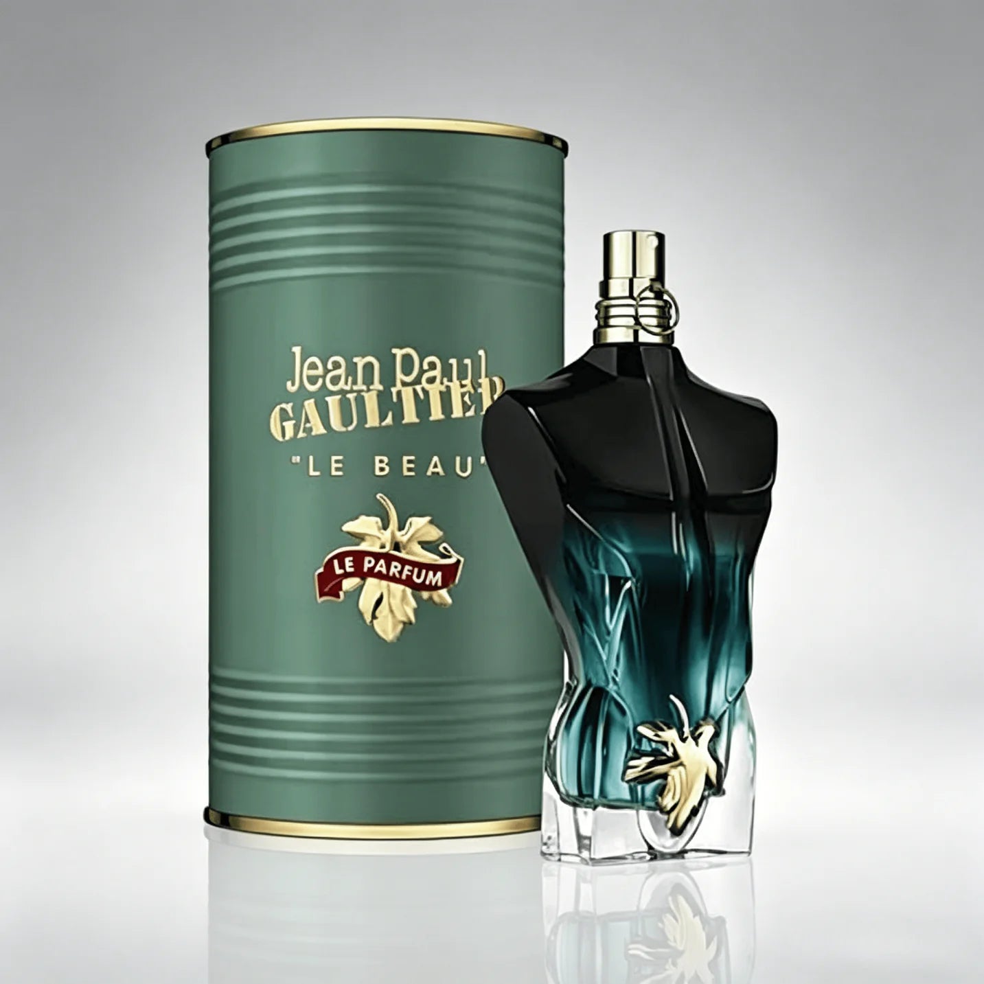 Jean Paul Gaultier Le Male Le Parfum EDP Intense125ML Perfume For Men Deep Warm Vanilla Cardamom Woody Oriental Aroma Long Lasting Unique Matte Black Torso Shaped Bottle With Gold Cap Complete Brown Cylinder Box Dating Club A
