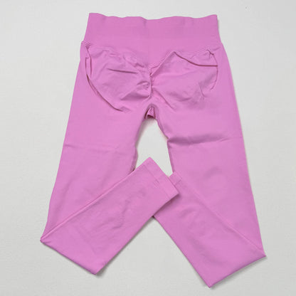 VEQKING Scrunch Butt Women Yoga Pants Seamless Sports Leggings Low Waist Gym Fitness Tights Quick Drying Fall Warm Workout Pants