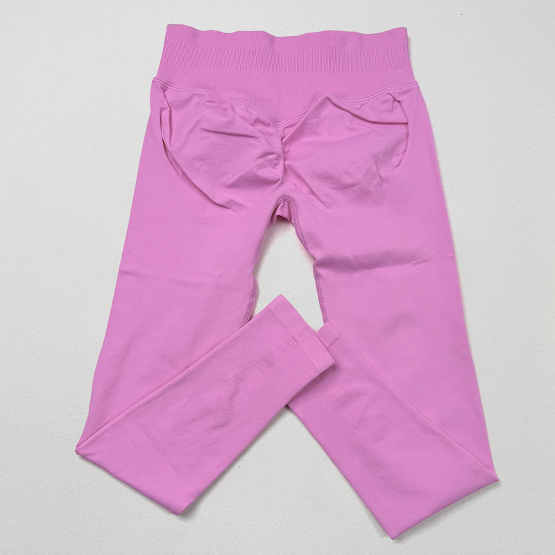 VEQKING Scrunch Butt Women Yoga Pants Seamless Sports Leggings Low Waist Gym Fitness Tights Quick Drying Fall Warm Workout Pants