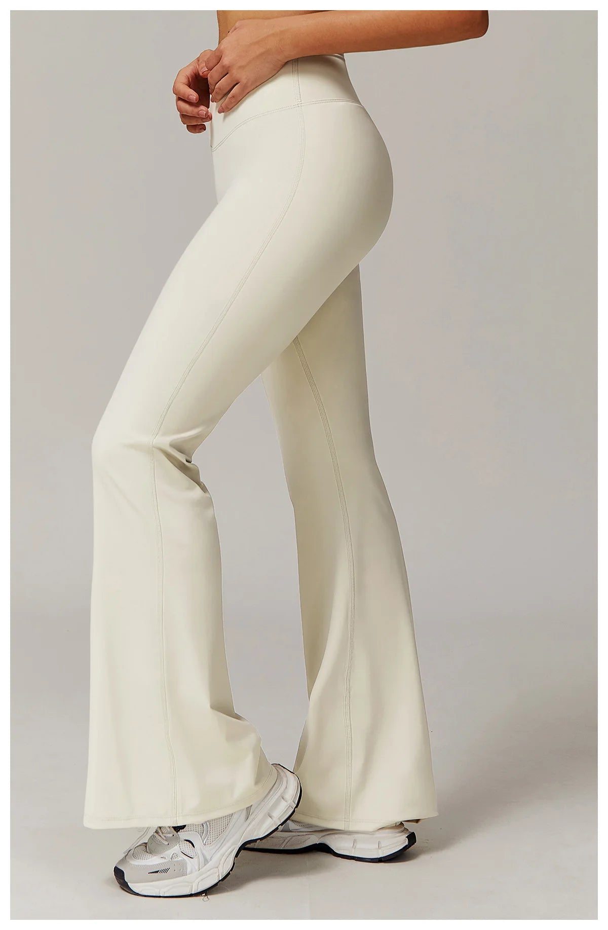 High Waist Wide Leg Pants Leggings Women Tights Fitness Bell-bottoms Yoga Elastic Leggings Push Up Gym Workout Flared Pants