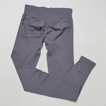 VEQKING Scrunch Butt Women Yoga Pants Seamless Sports Leggings Low Waist Gym Fitness Tights Quick Drying Fall Warm Workout Pants