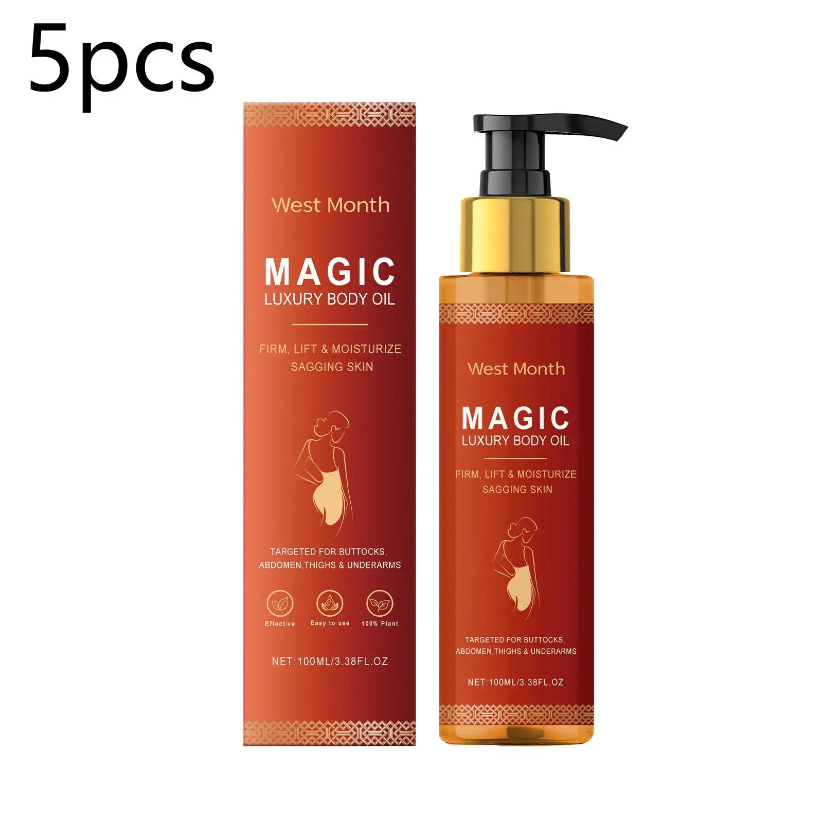 Firming Body Oil for Glowing Skin Improve Dry Moisturizing Anti Cellulite Massage Care Lifting Tighten Lightening Repair Smooth