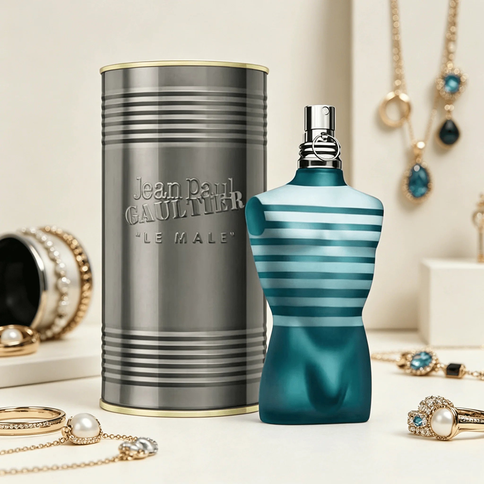 Jean Paul Gaultier Le Male Eau De Toilette Men Perfume Fresh Mint Lavender Vanilla
