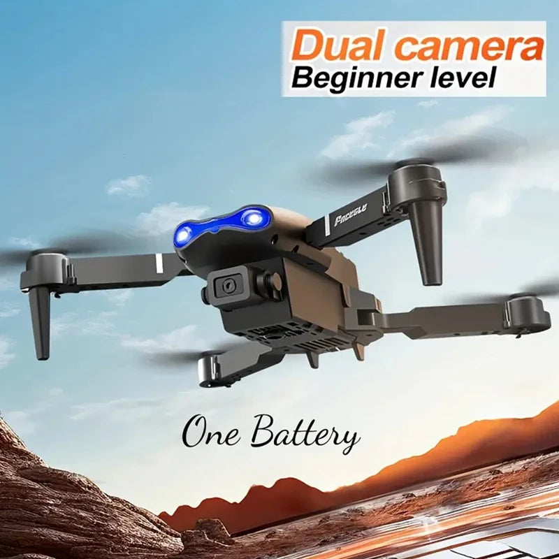 ZNLYRION Dual Camera FPV Drone Optical Flow Hover Foldable RC Quadcopter APP Path Flight Beginner Drone Toy