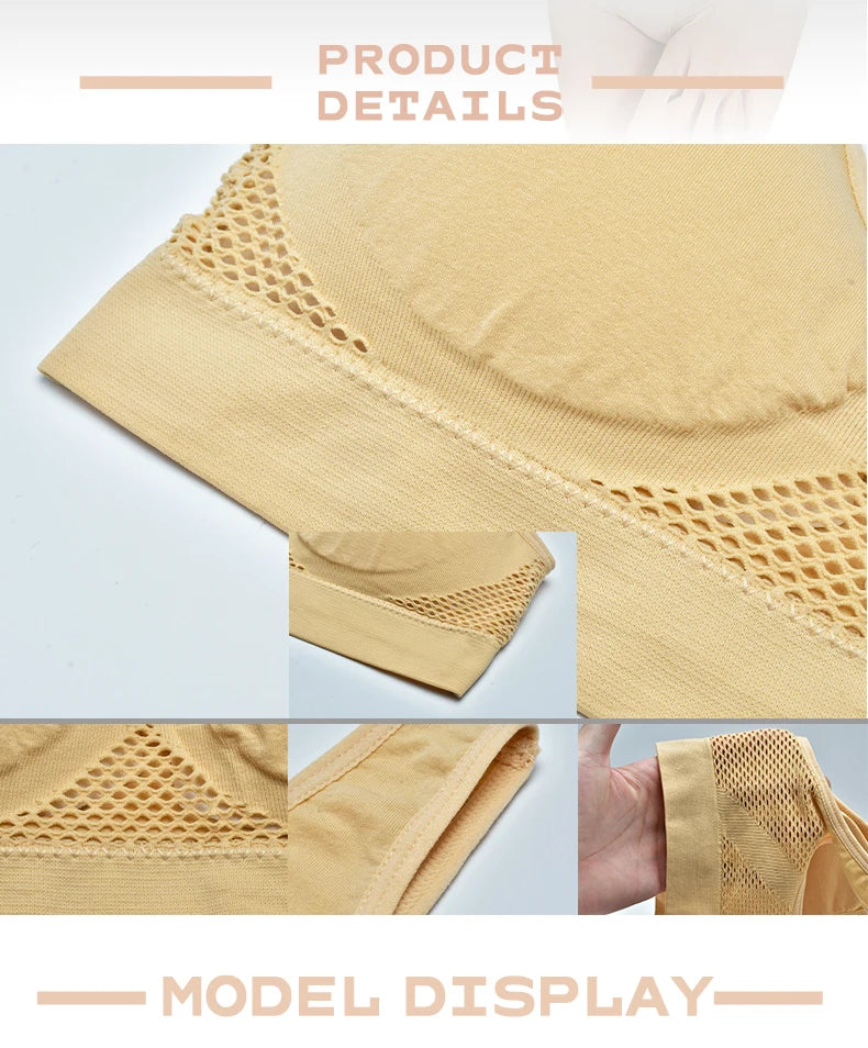 1PC Womens Yoga Vest Beautiful Back Sports Bras Running Fitness Shockproof Upper Soft Support Underwear High-Strength Gym Tank