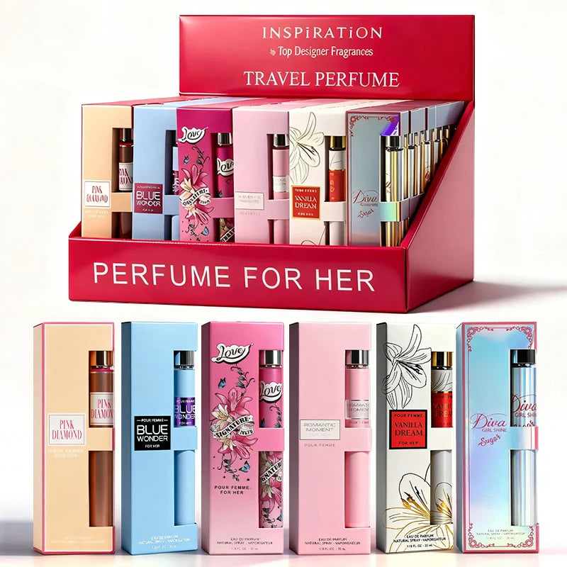 Women's Eau De Parfum - Floral & Fruity Long-Lasting Fragrance, Perfect for Dates | Parties | Gifts (6 Scents, 1.18/3.4fl oz)