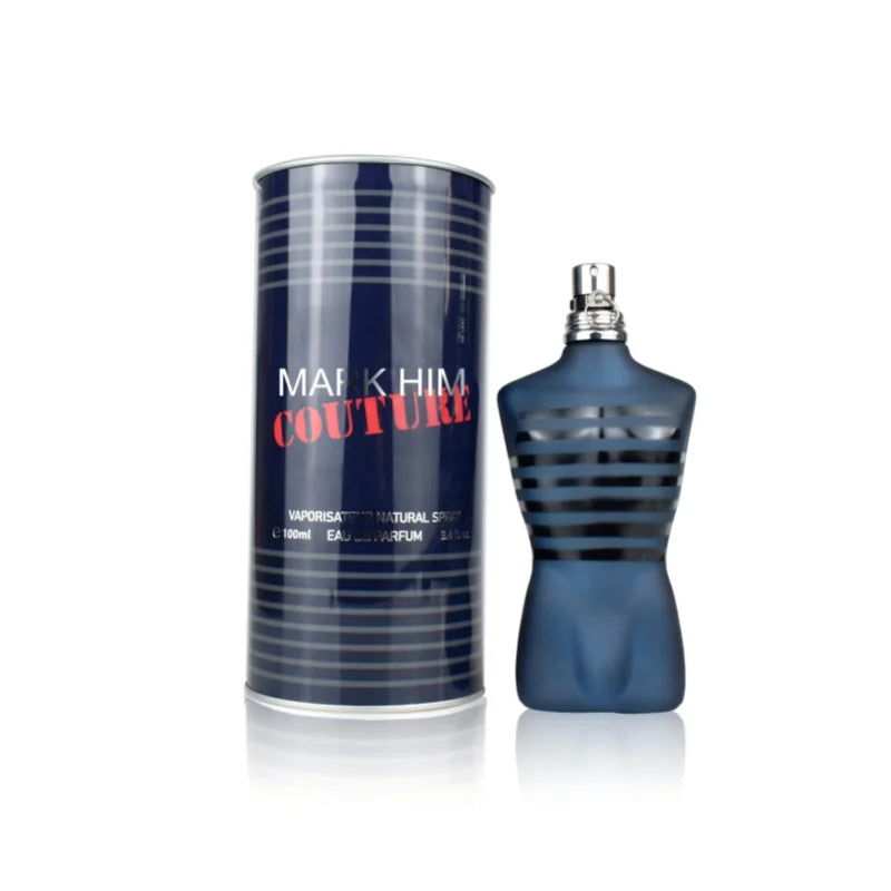 Luxury Men Perfume 100ml Long Lasting Sailor Torso Body Bottle EDP Spray Fresh Mint Lavender Vanilla Cologne for Marine Sport Daily Dating Gift
