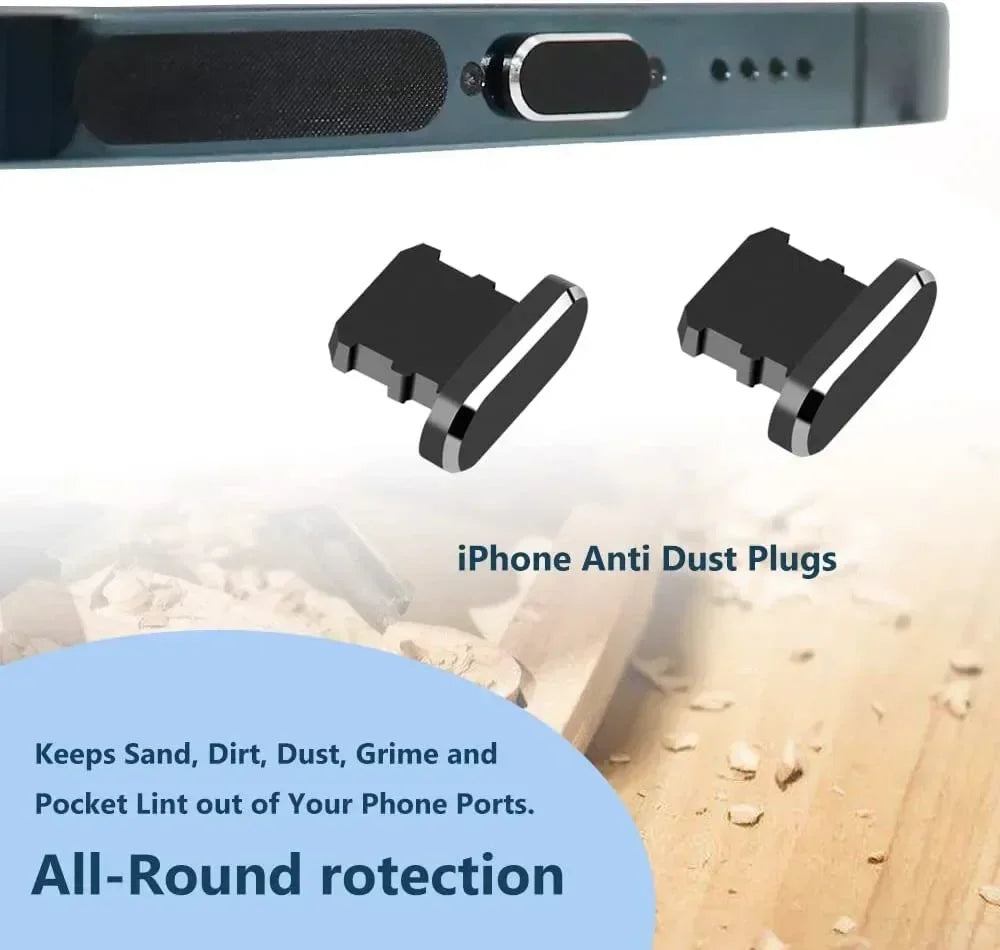 Mobile Phone Speaker Charging Port Cleaning Set Dust Plug for iPhone 16 15 14 Earphones Clean Kit Brush for Samsung