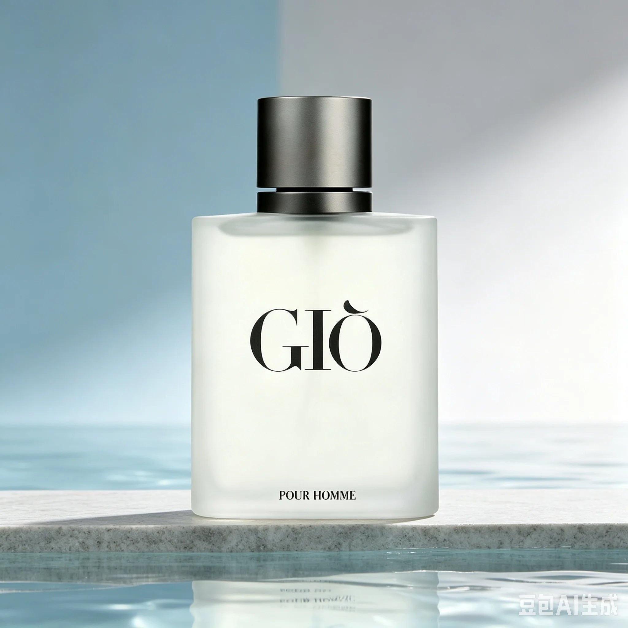 GIO Pour Homme Eau de Toilette 3.4oz 100ml, Iconic Fresh Aquatic Woody Men's Cologne, Sea Salt Bergamot Rosemary Cedarwood White Musk, Long Lasting Daily Office Summer Casual Wear, Timeless Premium Fragrance Gift for Him