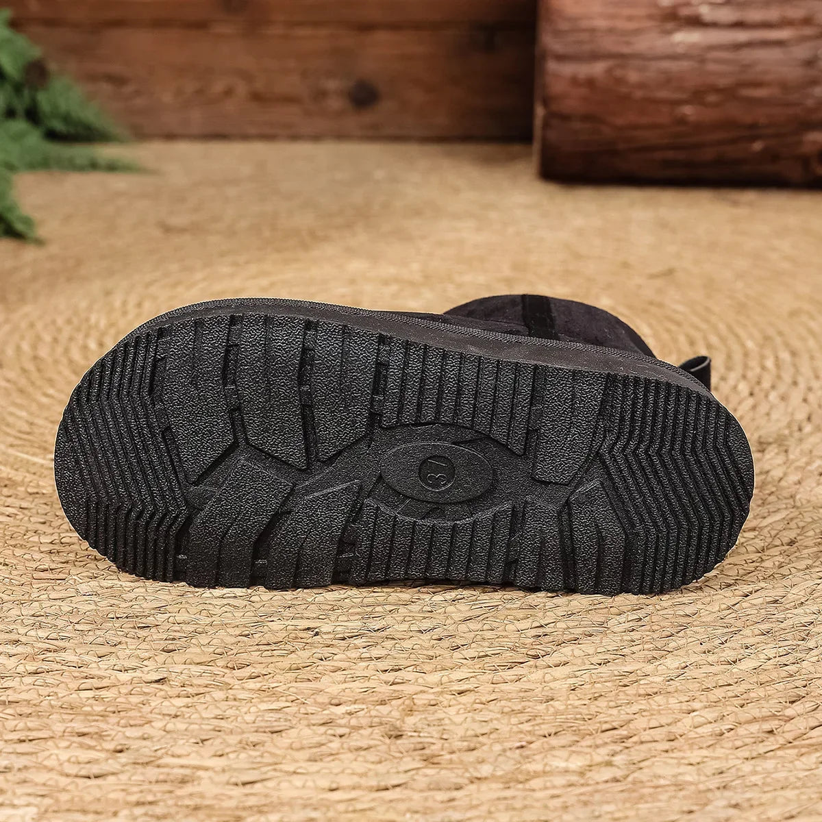 Thick Bottom Snow Boots Women's Winter Fleece Lined Warm Cotton Shoes Anti-Slip Cotton Boots New 2025 Northeast Style