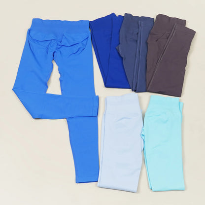 VEQKING Scrunch Butt Women Yoga Pants Seamless Sports Leggings Low Waist Gym Fitness Tights Quick Drying Fall Warm Workout Pants