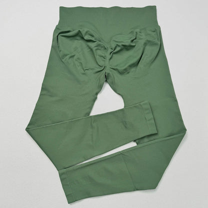 VEQKING Scrunch Butt Women Yoga Pants Seamless Sports Leggings Low Waist Gym Fitness Tights Quick Drying Fall Warm Workout Pants