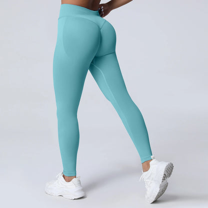 VEQKING Scrunch Butt Women Yoga Pants Seamless Sports Leggings Low Waist Gym Fitness Tights Quick Drying Fall Warm Workout Pants