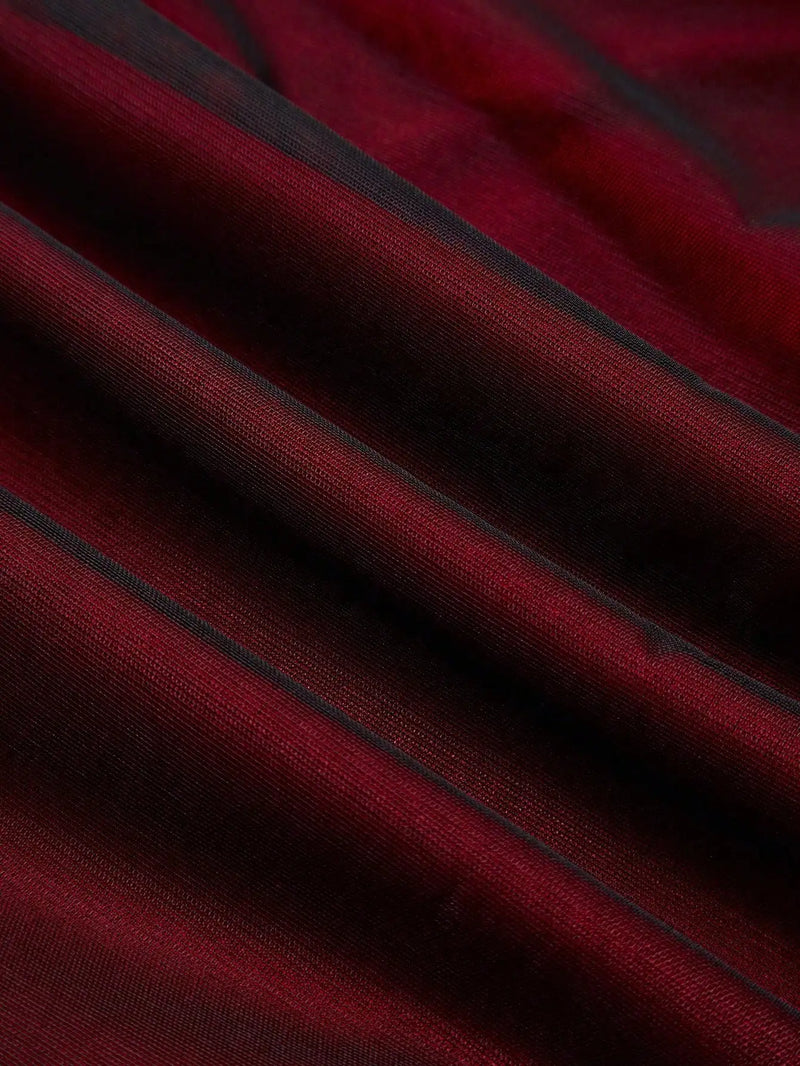 Elegant Camisole Red off Shoulder Sleeveless Pleated Skirt for Women's Slim fit Long Dress summer beach vacation party dress