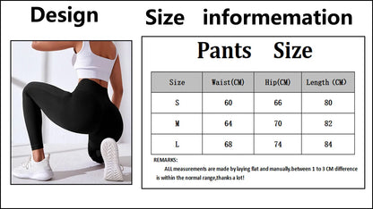CZGUKE Seamless Women's High Waist Yoga Pants Tight Waist Hip Lifting Elastic Tight Solid Color Wide Waist Sports leggings