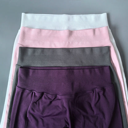 VEQKING Scrunch Butt Women Yoga Pants Seamless Sports Leggings Low Waist Gym Fitness Tights Quick Drying Fall Warm Workout Pants