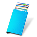 Men ID Credit Bank Card Holder Wallet Anti Rfid Smart Anti Rfid Blocking Protected Magic Pop Up Slim Small Money Wallets Case
