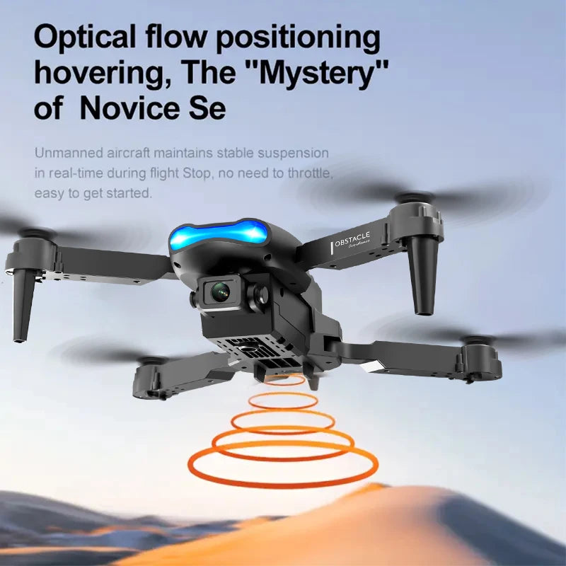 ZNLYRION Dual Camera FPV Drone Optical Flow Hover Foldable RC Quadcopter APP Path Flight Beginner Drone Toy
