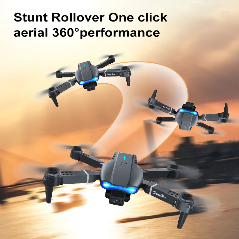 ZNLYRION Dual Camera FPV Drone Optical Flow Hover Foldable RC Quadcopter APP Path Flight Beginner Drone Toy
