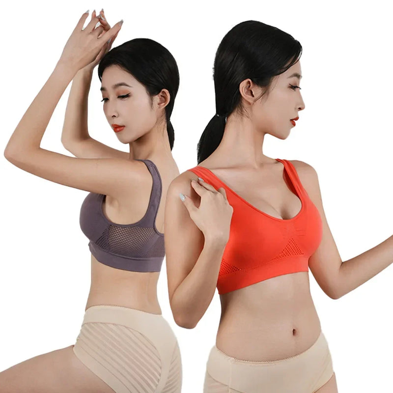 1PC Womens Yoga Vest Beautiful Back Sports Bras Running Fitness Shockproof Upper Soft Support Underwear High-Strength Gym Tank